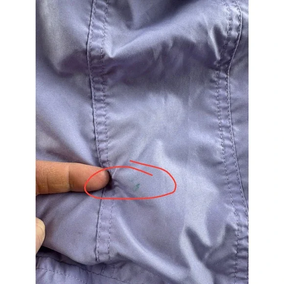 Charles River Womens Hooded Anorak Pullover Jacket‎ Size Large Purple Gorpcore - Picture 6 of 8